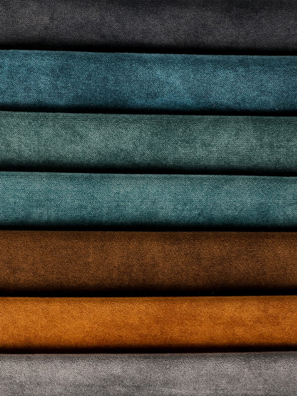 Диван бархатный печатный ткань