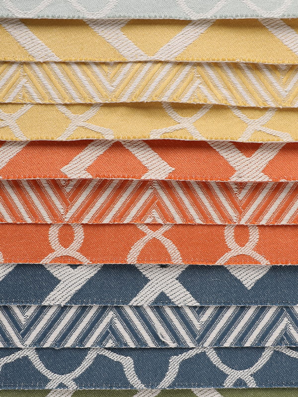 Цветной тканой жаккардовой ткань